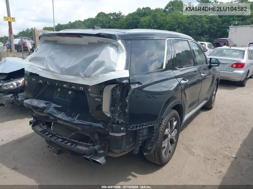 2020 Hyundai Palisade Sel VIN: KM8R4DHE2LU104582 Lot: 45574566