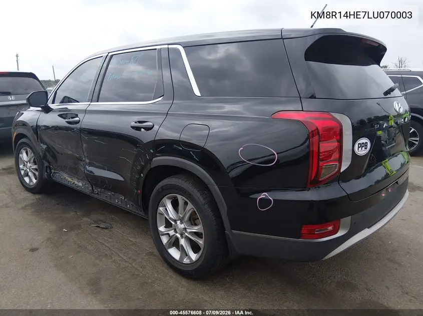 2020 Hyundai Palisade Se VIN: KM8R14HE7LU070003 Lot: 45576608