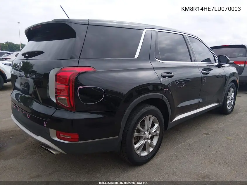 2020 Hyundai Palisade Se VIN: KM8R14HE7LU070003 Lot: 45576608