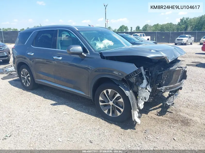 2020 Hyundai Palisade Sel VIN: KM8R24HE9LU104617 Lot: 45577511