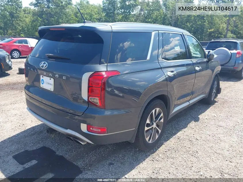 2020 Hyundai Palisade Sel VIN: KM8R24HE9LU104617 Lot: 45577511