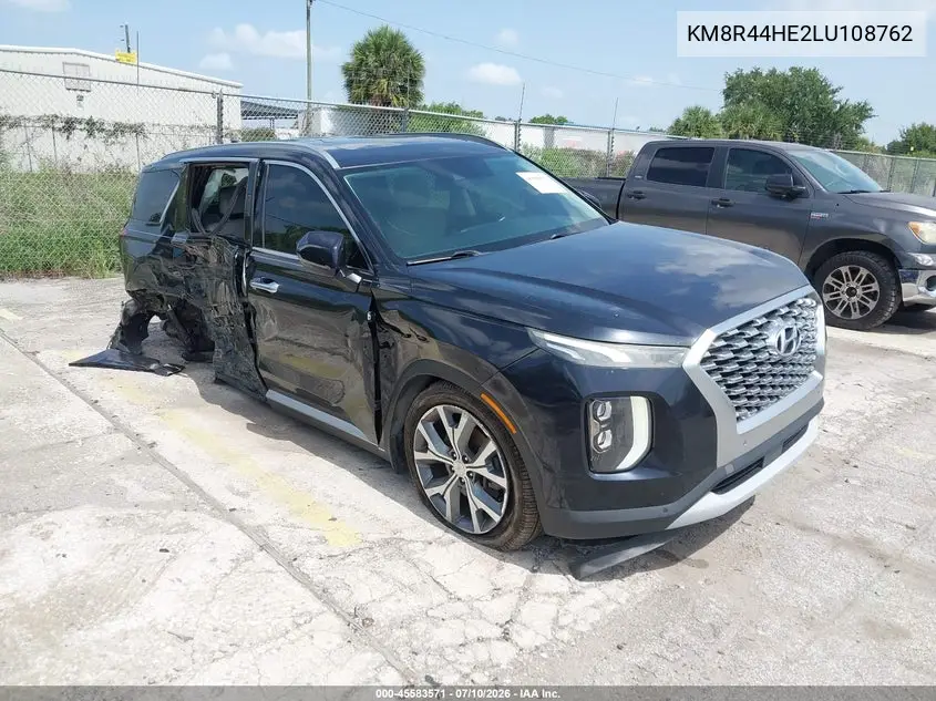2020 Hyundai Palisade Sel VIN: KM8R44HE2LU108762 Lot: 45583571