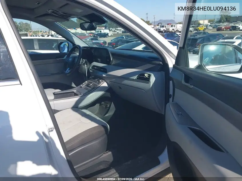 2020 Hyundai Palisade Sel VIN: KM8R34HE0LU094136 Lot: 45590994