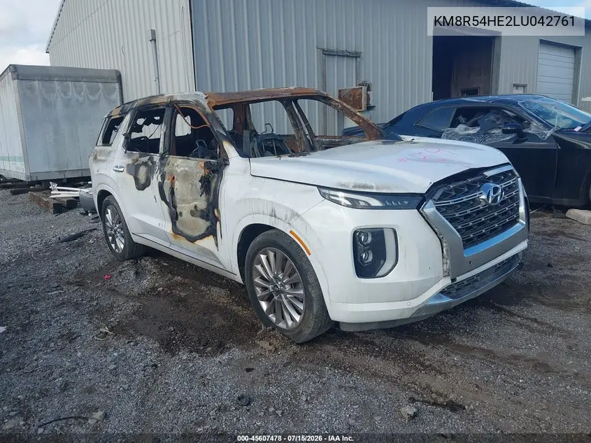 2020 Hyundai Palisade Limited VIN: KM8R54HE2LU042761 Lot: 45607478