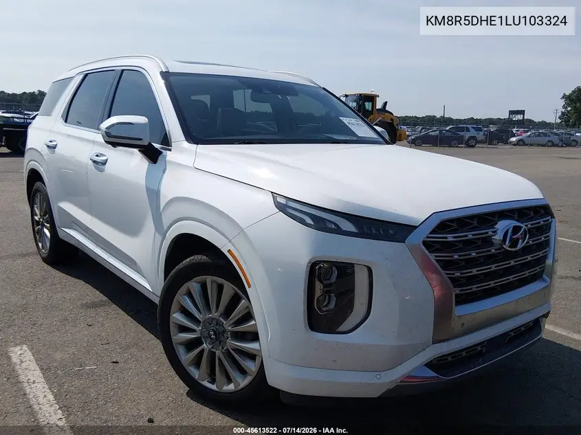 2020 Hyundai Palisade Limited VIN: KM8R5DHE1LU103324 Lot: 45613522
