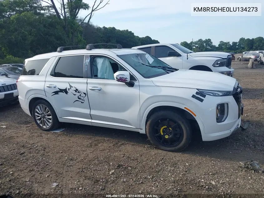 2020 Hyundai Palisade Limited VIN: KM8R5DHE0LU134273 Lot: 45617203