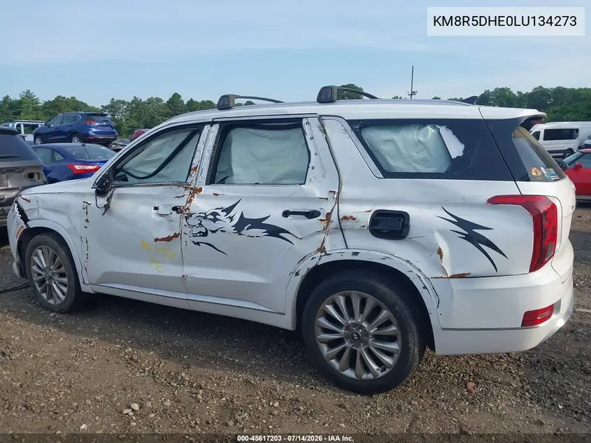 2020 Hyundai Palisade Limited VIN: KM8R5DHE0LU134273 Lot: 45617203