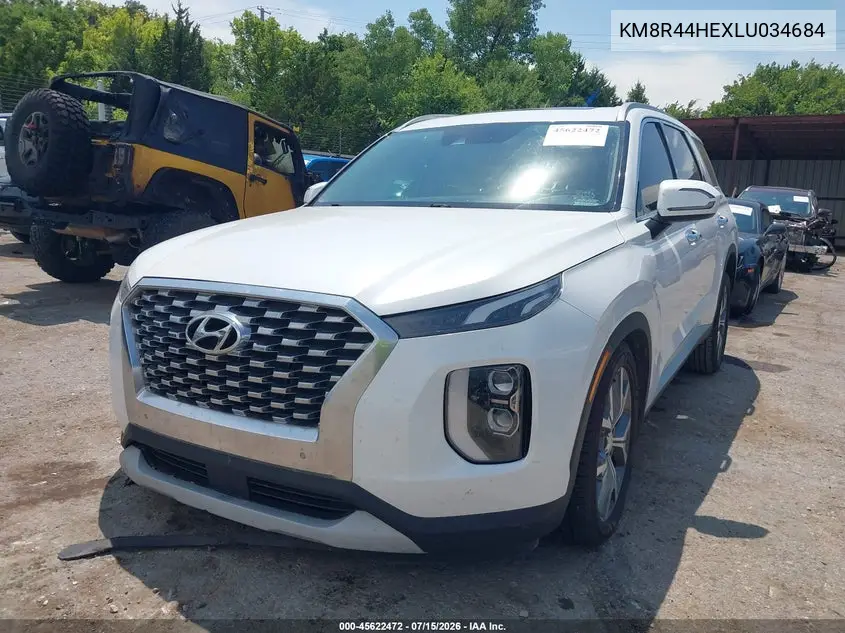 2020 Hyundai Palisade Sel VIN: KM8R44HEXLU034684 Lot: 45622472