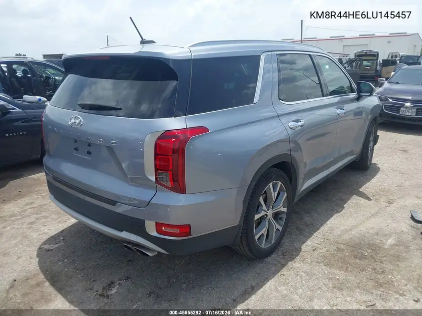 2020 Hyundai Palisade Sel VIN: KM8R44HE6LU145457 Lot: 45655292