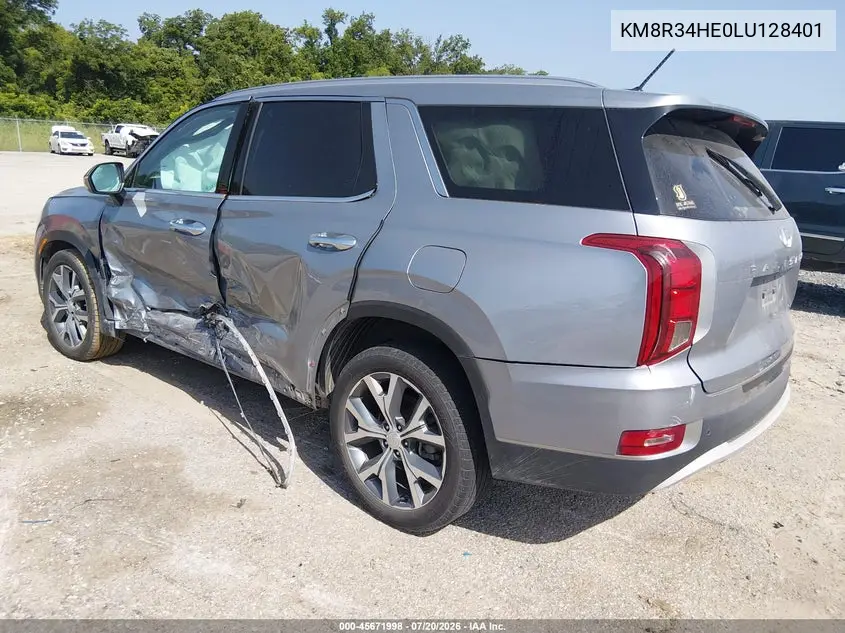 2020 Hyundai Palisade Sel VIN: KM8R34HE0LU128401 Lot: 45671998