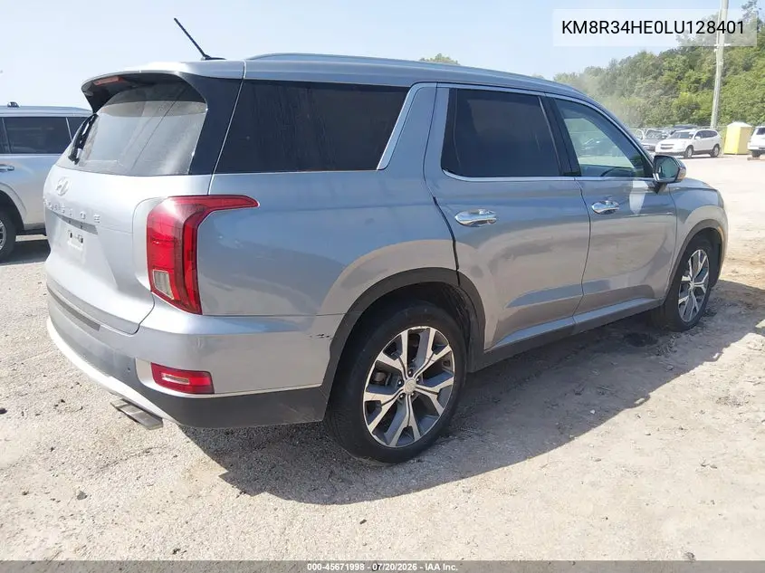 2020 Hyundai Palisade Sel VIN: KM8R34HE0LU128401 Lot: 45671998