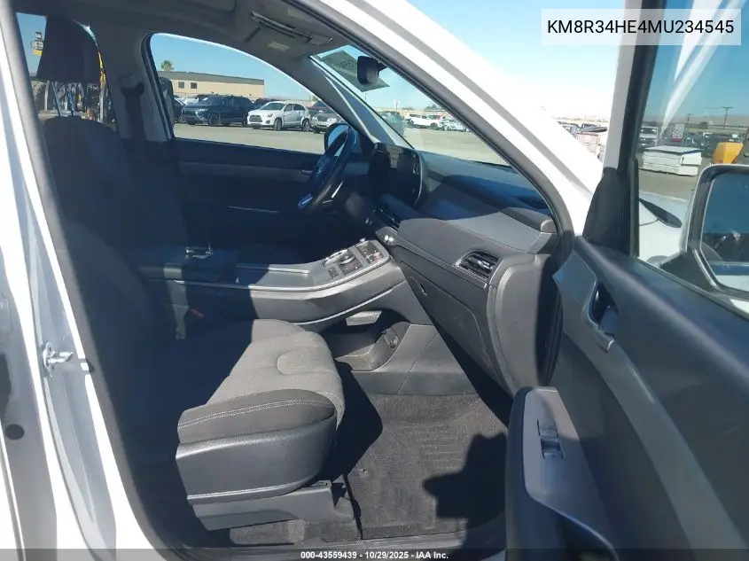 KM8R34HE4MU234545 2021 Hyundai Palisade Sel