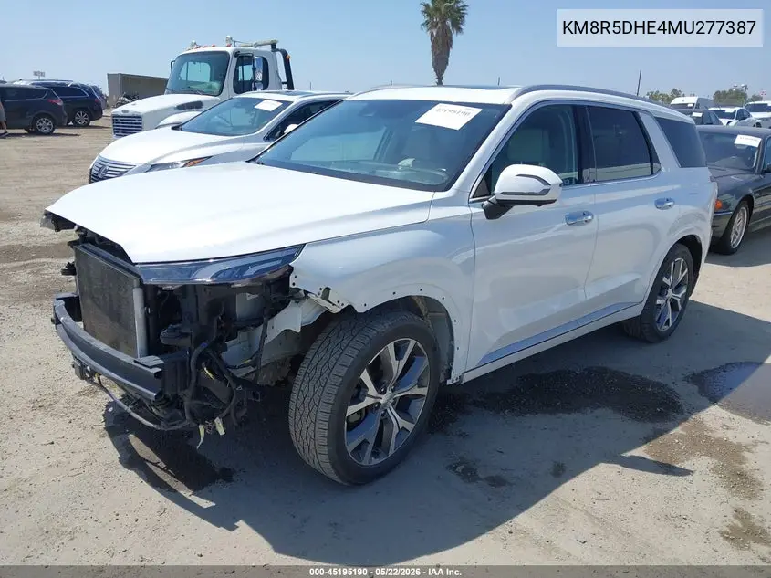 2021 Hyundai Palisade Limited VIN: KM8R5DHE4MU277387 Lot: 45195190