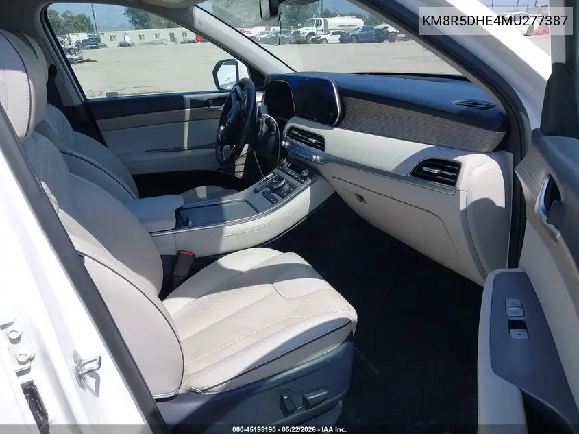 2021 Hyundai Palisade Limited VIN: KM8R5DHE4MU277387 Lot: 45195190
