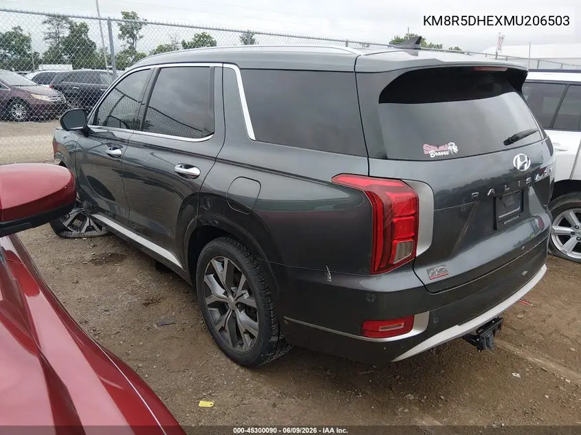 2021 Hyundai Palisade Limited VIN: KM8R5DHEXMU206503 Lot: 45300090
