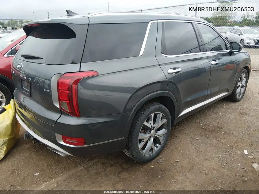 2021 Hyundai Palisade Limited VIN: KM8R5DHEXMU206503 Lot: 45300090