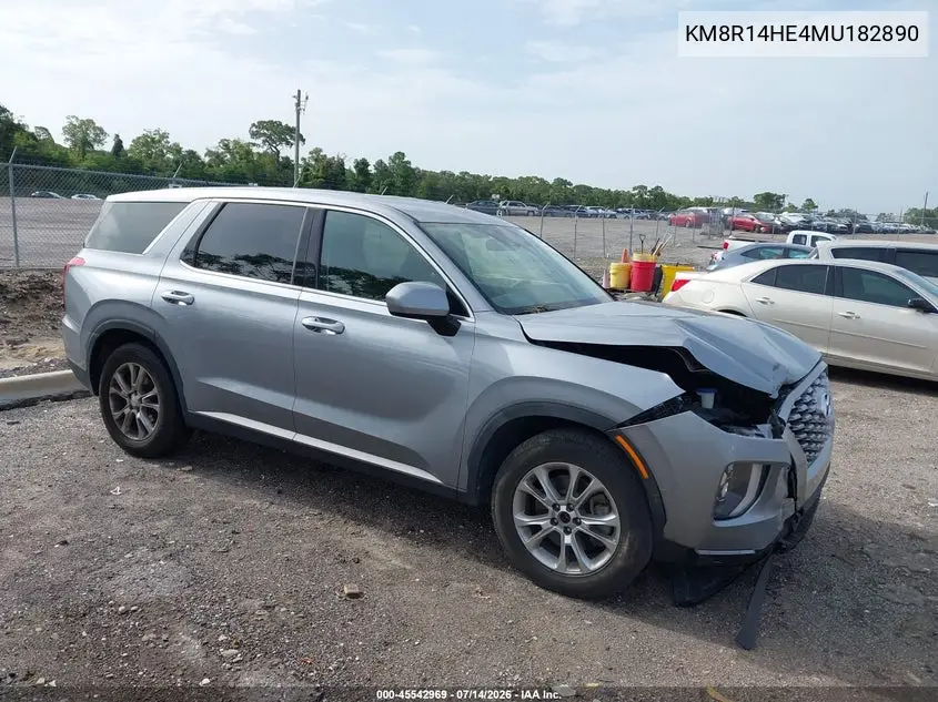 2021 Hyundai Palisade Se VIN: KM8R14HE4MU182890 Lot: 45542969