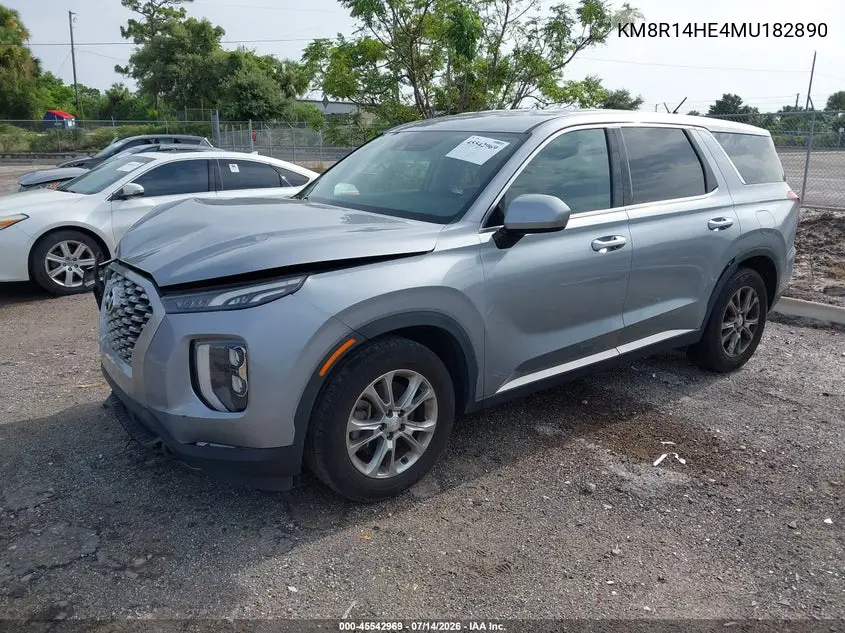 2021 Hyundai Palisade Se VIN: KM8R14HE4MU182890 Lot: 45542969