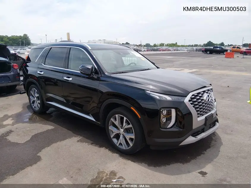 2021 Hyundai Palisade Sel VIN: KM8R4DHE5MU300503 Lot: 45572600