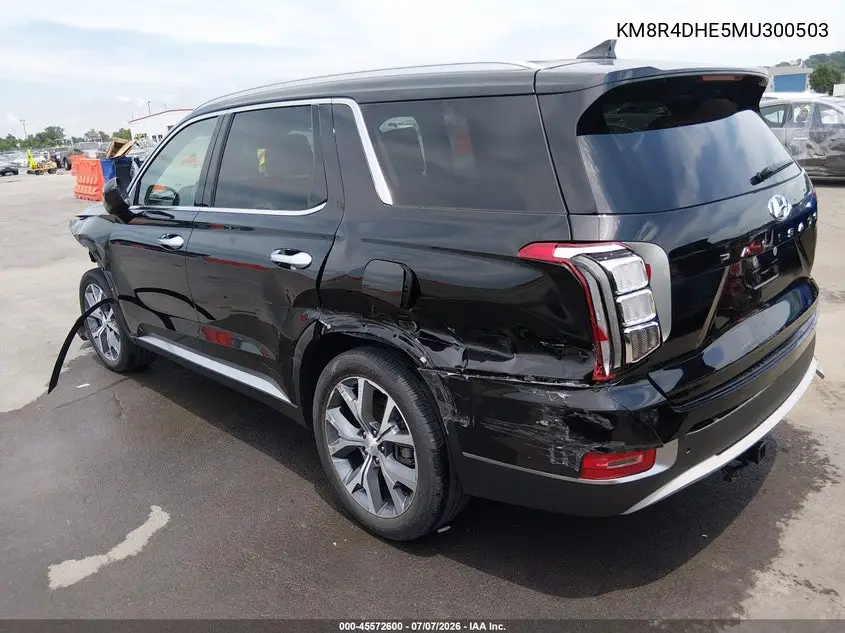 2021 Hyundai Palisade Sel VIN: KM8R4DHE5MU300503 Lot: 45572600