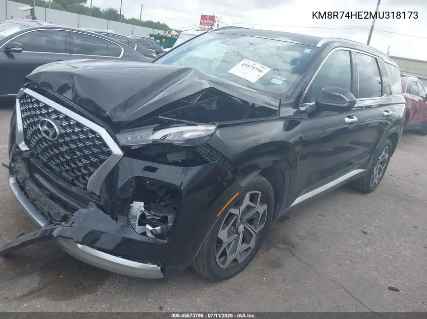 2021 Hyundai Palisade Calligraphy VIN: KM8R74HE2MU318173 Lot: 45573796