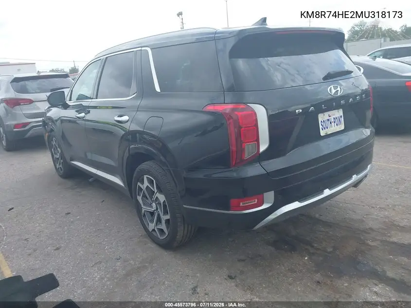 2021 Hyundai Palisade Calligraphy VIN: KM8R74HE2MU318173 Lot: 45573796