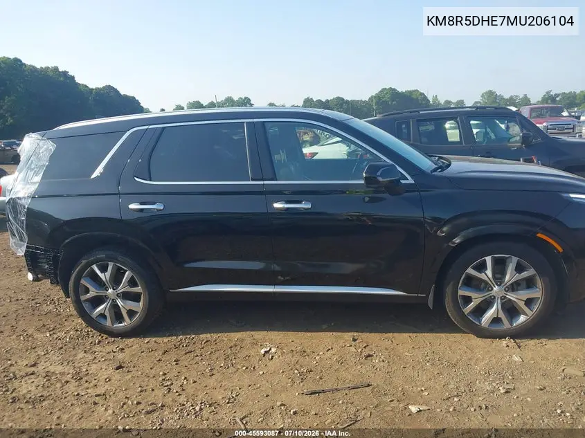2021 Hyundai Palisade Limited VIN: KM8R5DHE7MU206104 Lot: 45593087