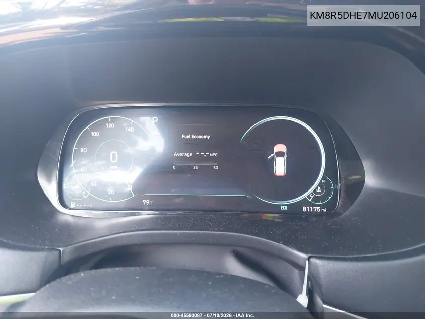 2021 Hyundai Palisade Limited VIN: KM8R5DHE7MU206104 Lot: 45593087