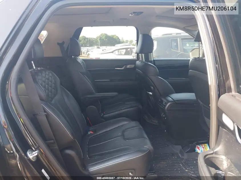 2021 Hyundai Palisade Limited VIN: KM8R5DHE7MU206104 Lot: 45593087