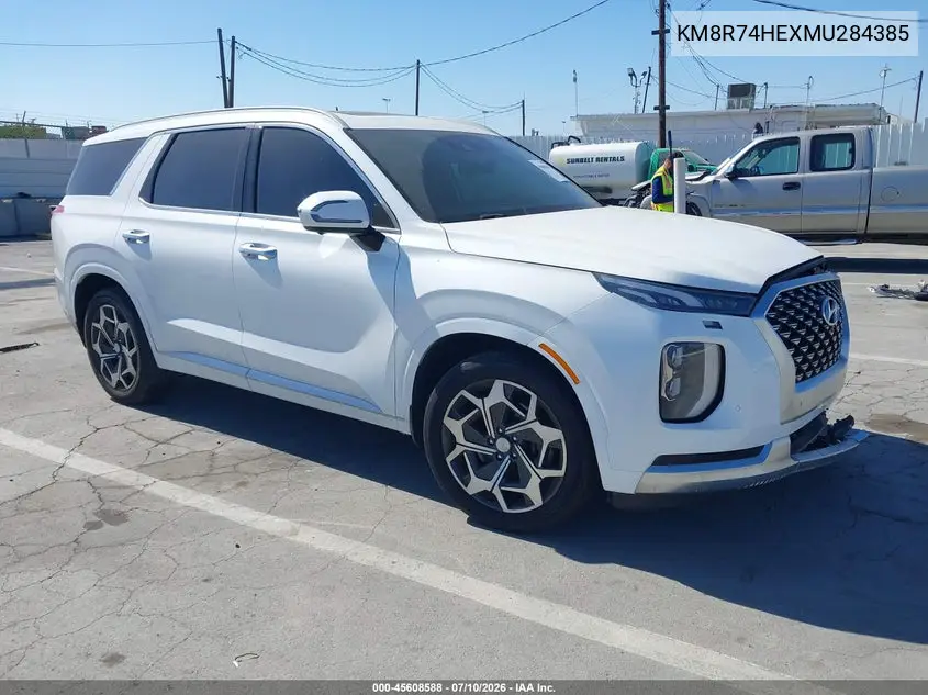 2021 Hyundai Palisade Calligraphy VIN: KM8R74HEXMU284385 Lot: 45608588