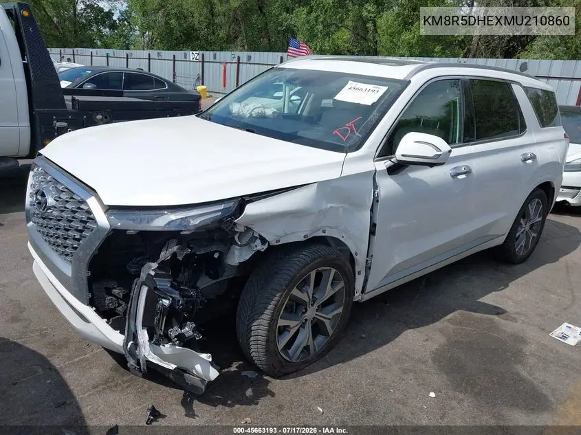 2021 Hyundai Palisade Limited VIN: KM8R5DHEXMU210860 Lot: 45663193