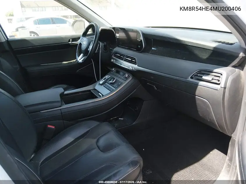 2021 Hyundai Palisade Limited VIN: KM8R54HE4MU200406 Lot: 45666655