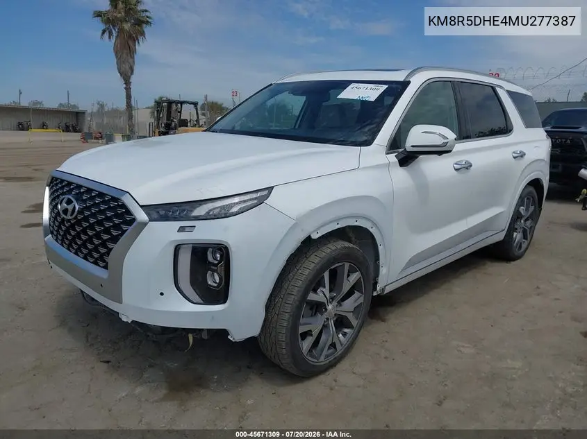 2021 Hyundai Palisade Limited VIN: KM8R5DHE4MU277387 Lot: 45671309
