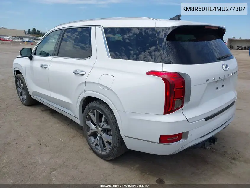 2021 Hyundai Palisade Limited VIN: KM8R5DHE4MU277387 Lot: 45671309