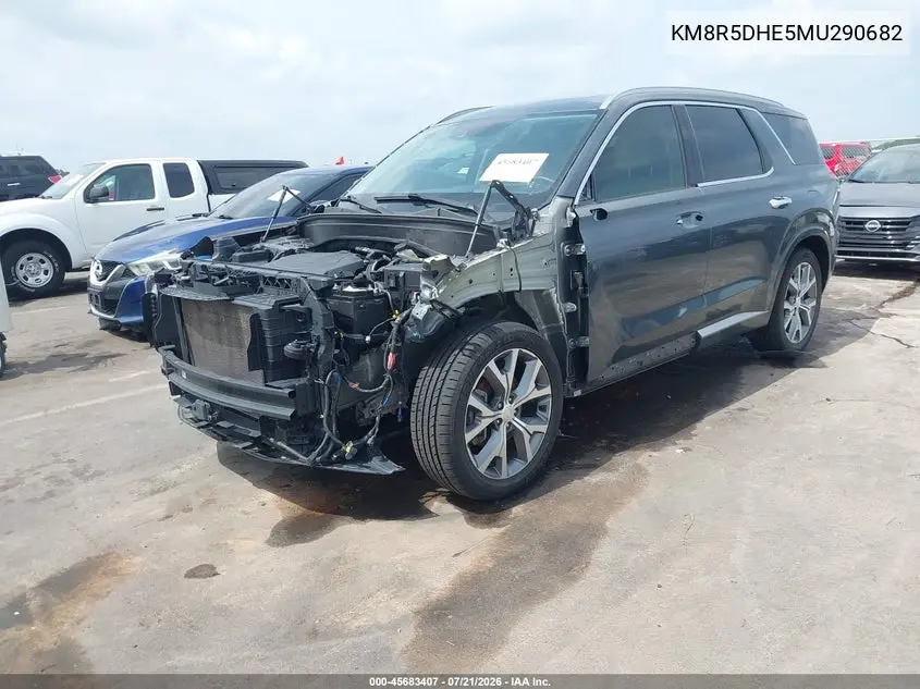2021 Hyundai Palisade Limited VIN: KM8R5DHE5MU290682 Lot: 45683407