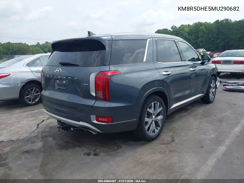 2021 Hyundai Palisade Limited VIN: KM8R5DHE5MU290682 Lot: 45683407