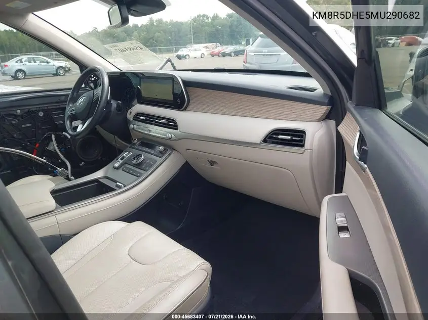 2021 Hyundai Palisade Limited VIN: KM8R5DHE5MU290682 Lot: 45683407