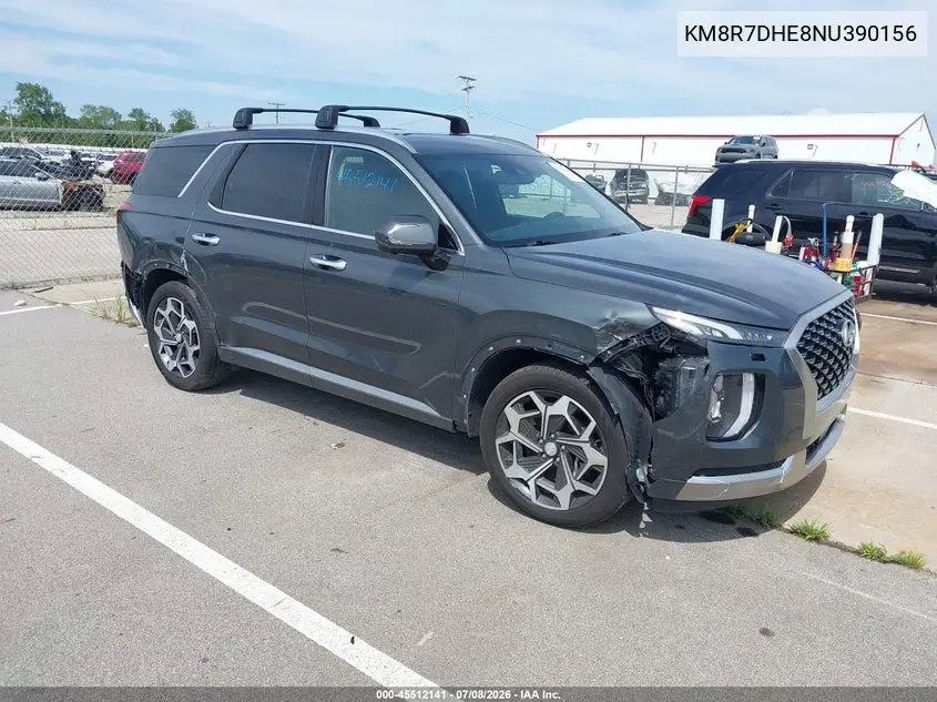 2022 Hyundai Palisade Calligraphy VIN: KM8R7DHE8NU390156 Lot: 45512141