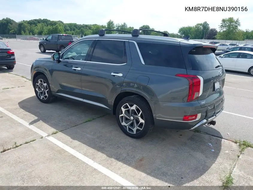 2022 Hyundai Palisade Calligraphy VIN: KM8R7DHE8NU390156 Lot: 45512141