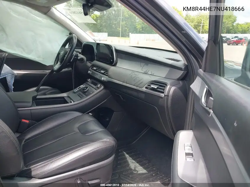 2022 Hyundai Palisade Sel VIN: KM8R44HE7NU418666 Lot: 45612810