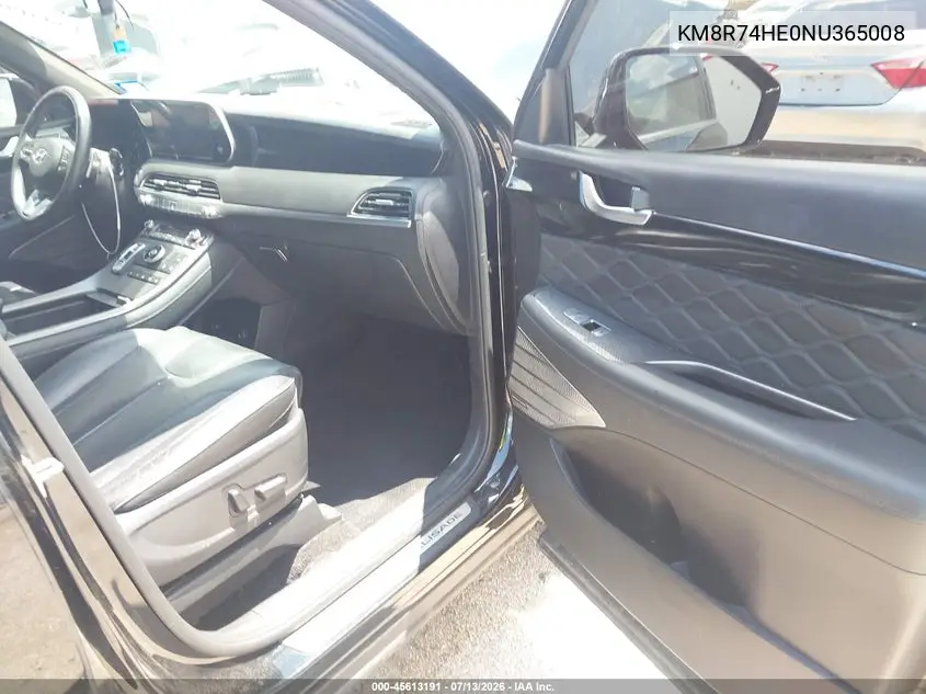 2022 Hyundai Palisade Calligraphy VIN: KM8R74HE0NU365008 Lot: 45613191