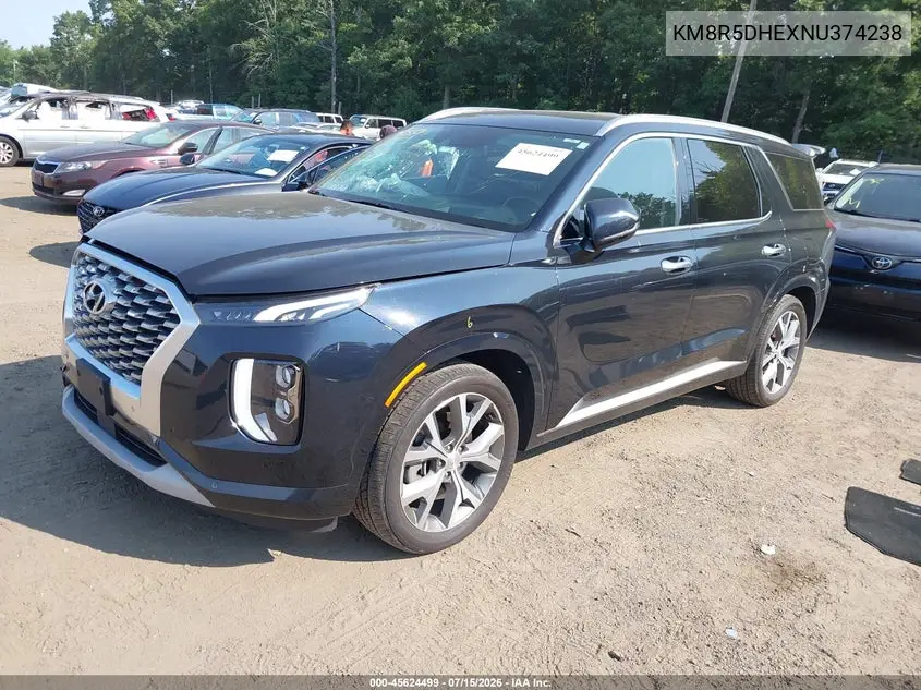 2022 Hyundai Palisade Limited VIN: KM8R5DHEXNU374238 Lot: 45624499