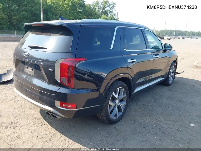 2022 Hyundai Palisade Limited VIN: KM8R5DHEXNU374238 Lot: 45624499
