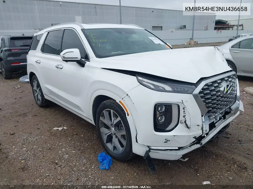 2022 Hyundai Palisade Limited VIN: KM8R54HE3NU436658 Lot: 45633448