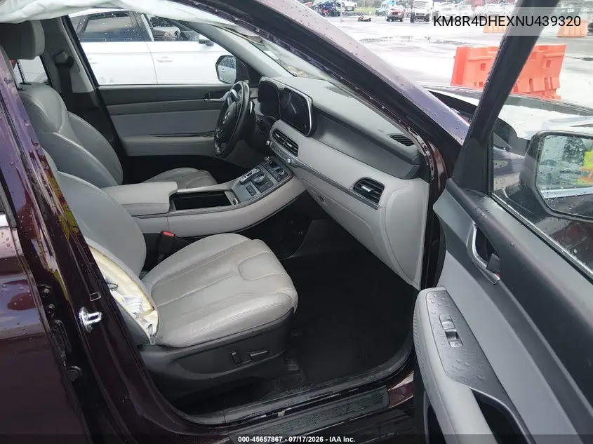 2022 Hyundai Palisade Sel VIN: KM8R4DHEXNU439320 Lot: 45657867
