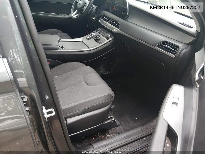 2022 Hyundai Palisade Se VIN: KM8R14HE1NU387357 Lot: 45688720