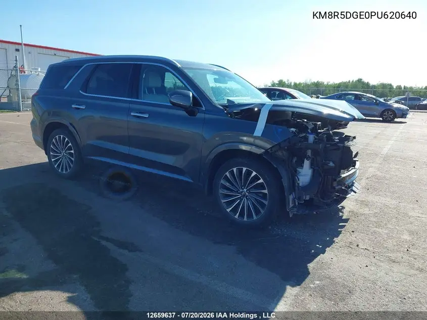 2023 Hyundai Palisade Limited VIN: KM8R5DGE0PU620640 Lot: 12659637