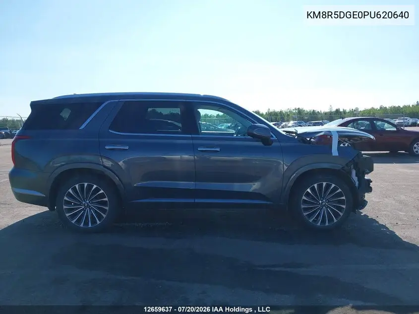 2023 Hyundai Palisade Limited VIN: KM8R5DGE0PU620640 Lot: 12659637