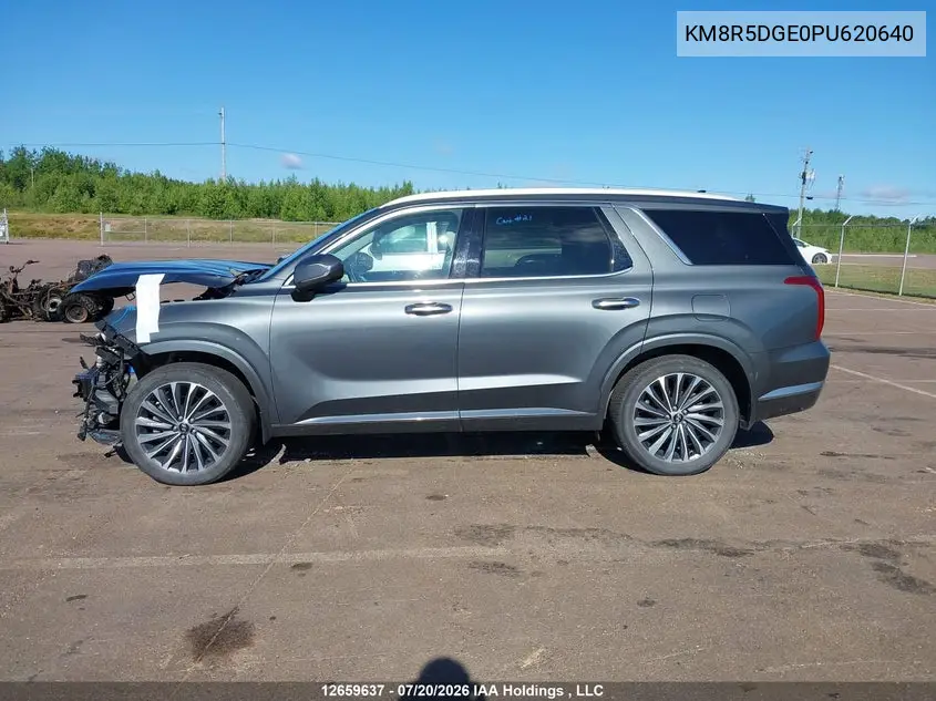 2023 Hyundai Palisade Limited VIN: KM8R5DGE0PU620640 Lot: 12659637
