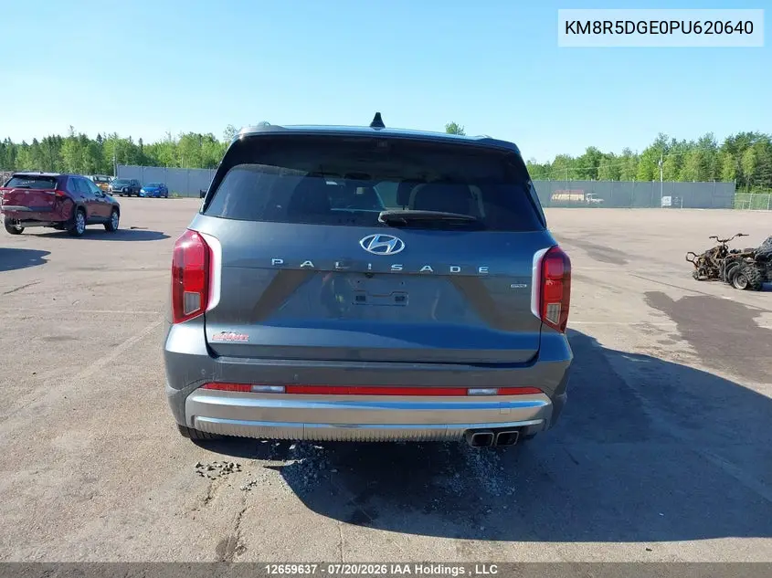 2023 Hyundai Palisade Limited VIN: KM8R5DGE0PU620640 Lot: 12659637